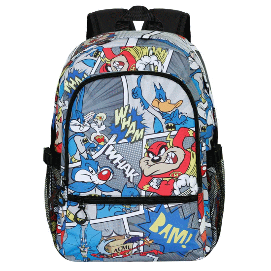 Looney Tunes Batman Comic Mochila Fight FAN 2.0, Multicolorido ( Imagem 2 de 3 ) - Preview