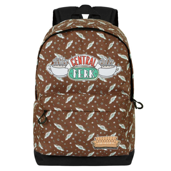 Friends Central Perk Mochila HS FAN 2.0, Marrom ( Imagem 2 de 4 ) - Preview