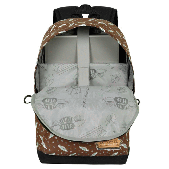 Friends Central Perk Mochila HS FAN 2.0, Marrom ( Imagem 4 de 4 ) - Preview
