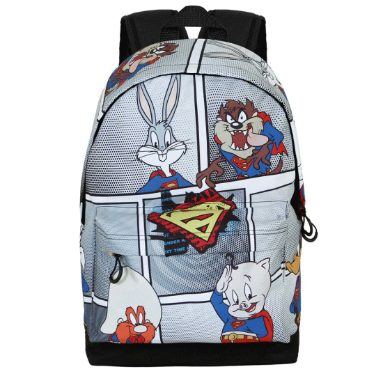 Looney Tunes Super Tunes Mochila HS FAN 2.0, Cinza ( Imagem 2 de 3 ) - Preview