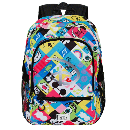 Disney 100 Collage Mochila Fight FAN 2.0, Multicolorido ( Imagem 4 de 4 ) - Preview