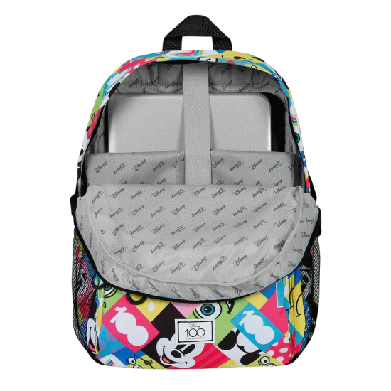 Disney 100 Collage Mochila Fight FAN 2.0, Multicolorido ( Imagem 3 de 4 ) - Preview