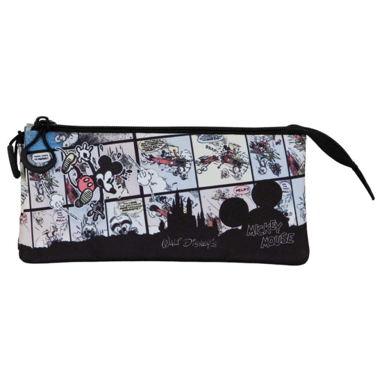Mickey Mouse Ink Estojo Triplo FAN 2.0, Multicolorido ( Imagem 2 de 3 ) - Preview