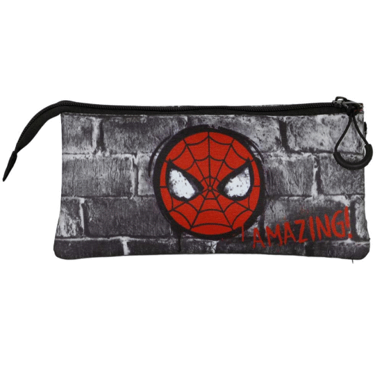 Homem-Aranha Amazing Estojo Triplo FAN 2.0, Multicolorido ( Imagem 2 de 3 ) - Preview