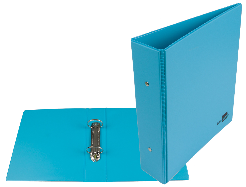 Pasta liderpapel cartao forrado pvc din a5 2 aneis 40 mm redondos azul ( Imagem 4 de 8 ) - Preview