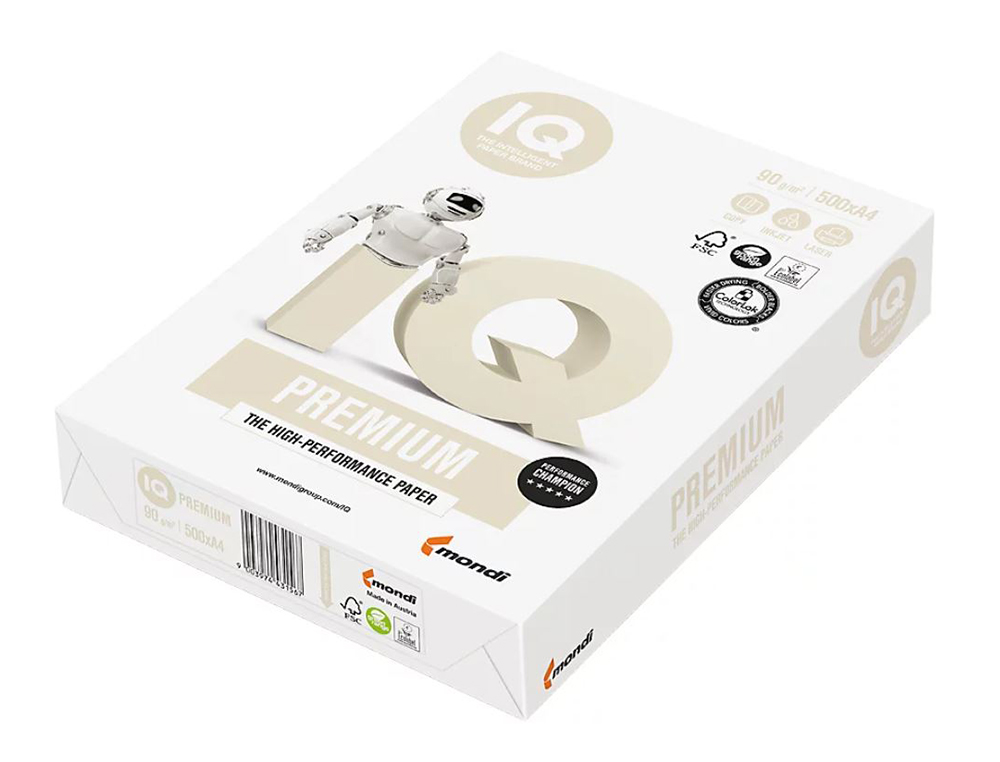 Papel fotocopia iq premium din a4 90 gr pack de 500 folhas ( Imagem 5 de 10 ) - Preview