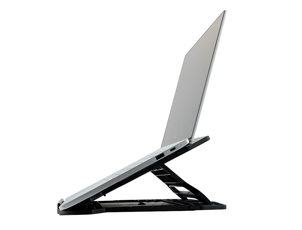 Suporte q-connect para portatil ate 17/' ajustavel 7 angulos diferentes preto 260x280x60 mm ( Imagem 4 de 10 ) - Preview