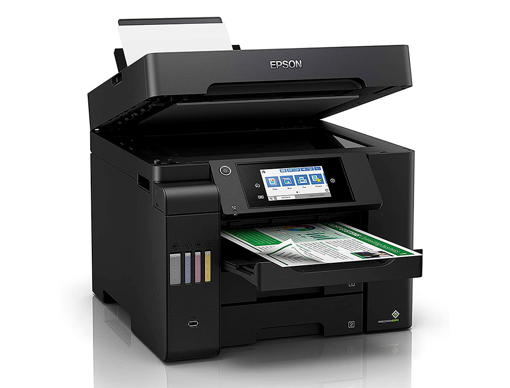 Multifuncoes epson ecotank et-5850 tinta 32 ppm 4800x2400 dpi impressora copiadora scanner fax wifi ( Imagem 2 de 5 ) - Preview