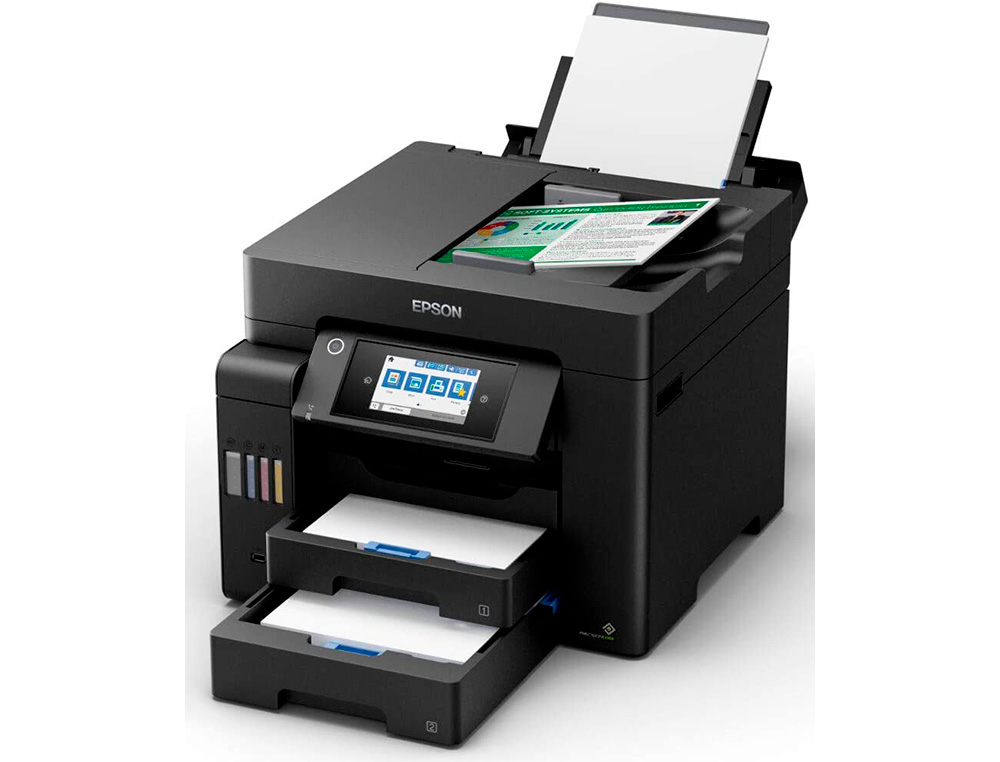 Multifuncoes epson ecotank et-5850 tinta 32 ppm 4800x2400 dpi impressora copiadora scanner fax wifi ( Imagem 4 de 5 ) - Preview