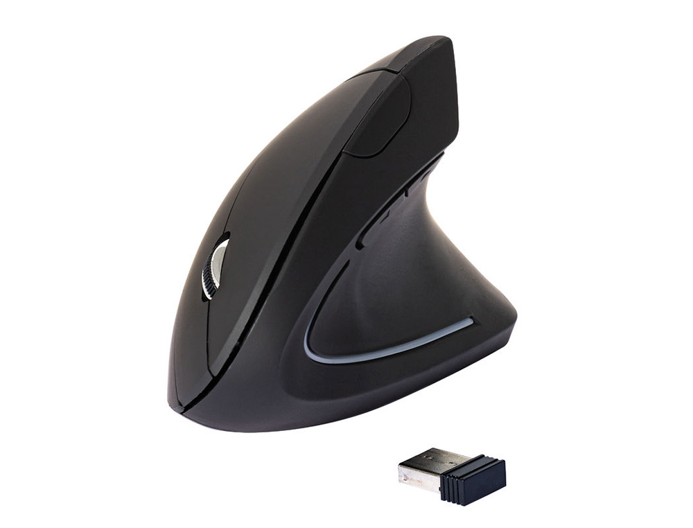 Rato q-connect optico sem fios ergonomico vertical pilhas aaa preto ( Imagem 5 de 11 ) - Preview