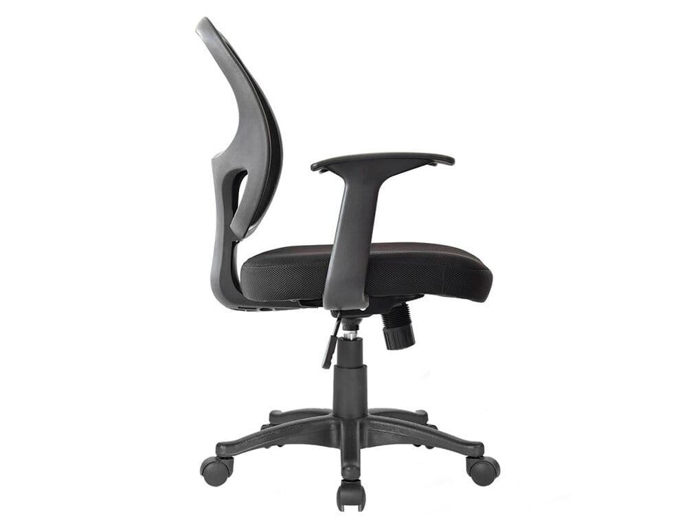 Cadeira de escritorio q-connect encosto medio regulavel em altura 870+120mm altura 550mm largura 590mm profundidade tec ( Imagem 3 de 6 ) - Preview