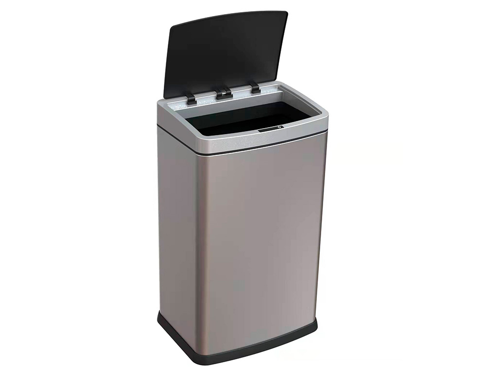 Cesto de papeis q-connect metalico com sensor automatico capacidade 60 litros ( Imagem 3 de 5 ) - Preview