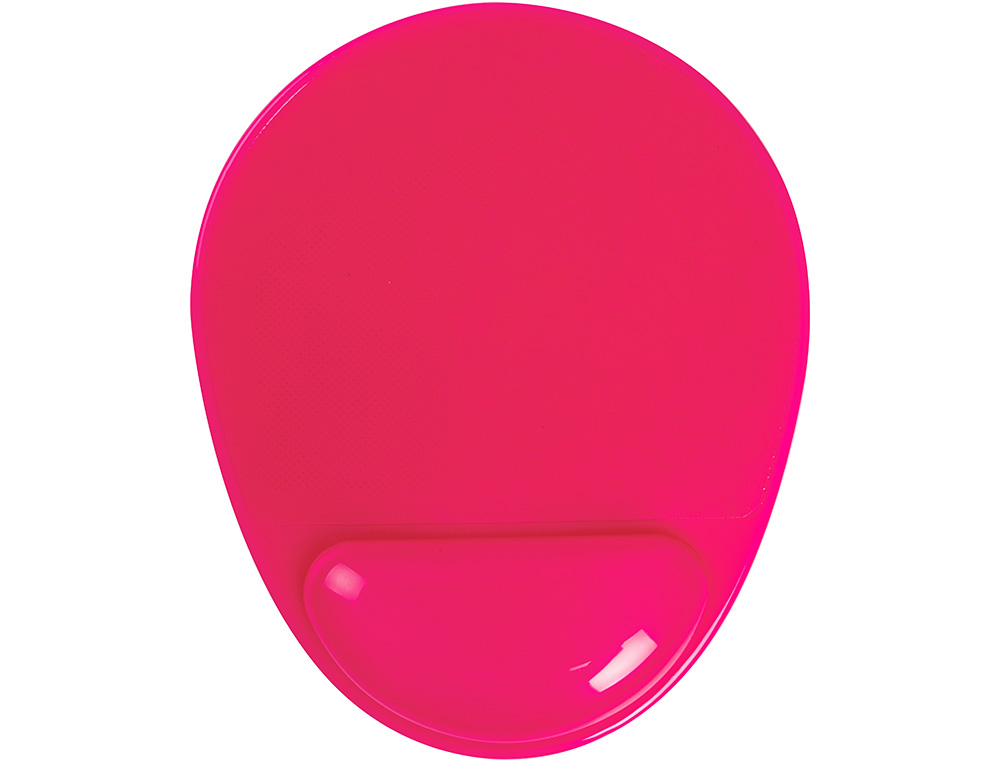 Tapete para rato q-connect com apoio de pulsos de gel e pvc cor rosa ( Imagem 2 de 6 ) - Preview