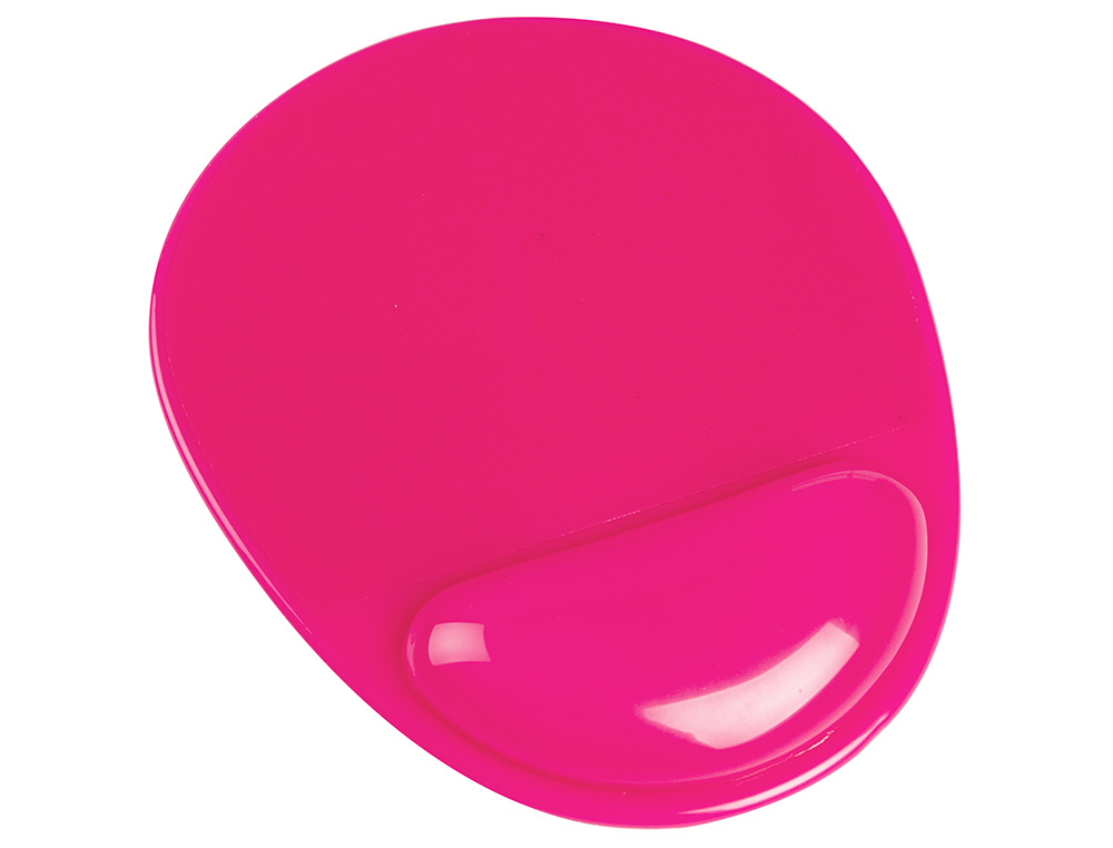Tapete para rato q-connect com apoio de pulsos de gel e pvc cor rosa ( Imagem 3 de 6 ) - Preview