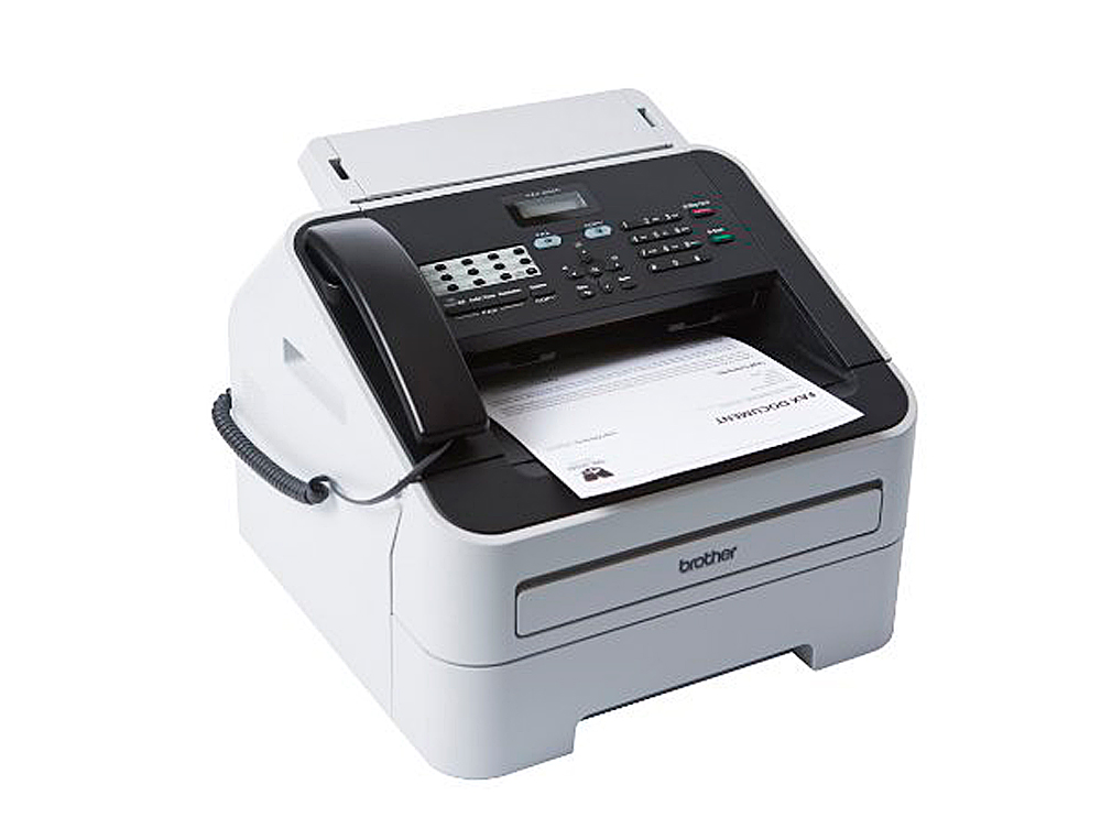 Fax brother 2845 laser monocromo 20 ppm bandeja 250 folhas 16 mb de memoria 33600 bps com auricular telefonico ( Imagem 2 de 2 ) - Preview