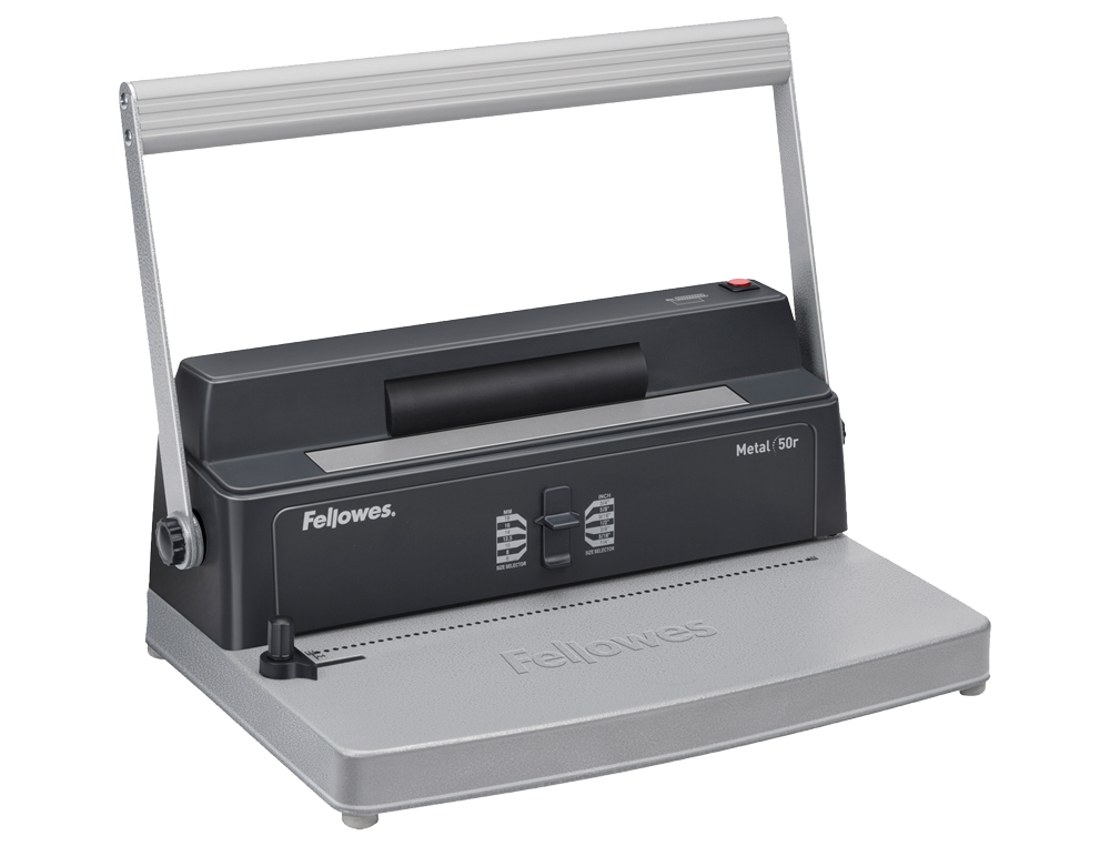 Encadernadora fellowes para espiral metalica perfura 12 folhas formato din a4 encaderna ate 450 folhas inclui alicates d ( Imagem 2 de 6 ) - Preview