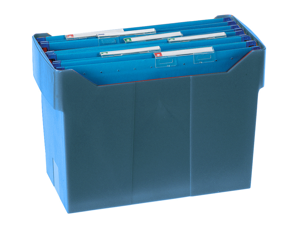Suporte de secretaria para capas de arquivo suspenso azul para dina4. capacidade 20 capas ( Imagem 2 de 3 ) - Preview