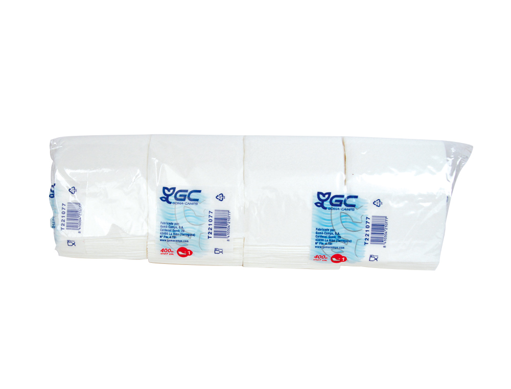 Guardanapos mini servis branca 9x12'2 cms pack de 400 unidades ( Imagem 2 de 2 ) - Preview
