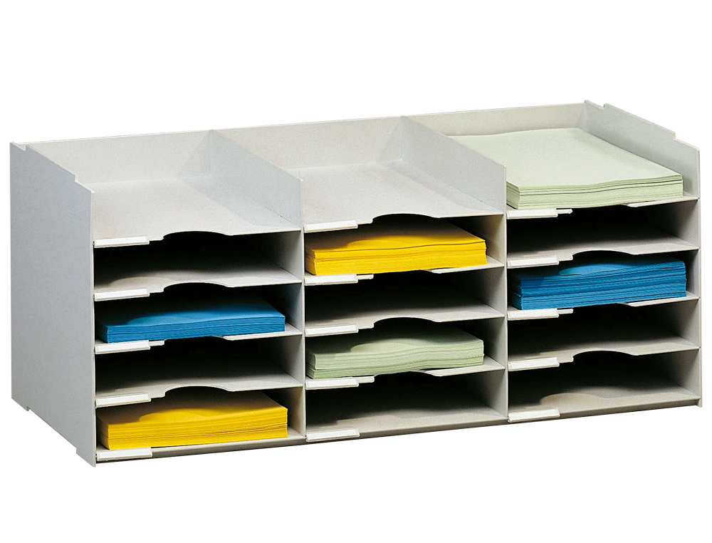 Paperflow file file 15 dividers for din a4 format in gray color 313 x 304 x 757 mm ( Imagem 2 de 3 ) - Preview