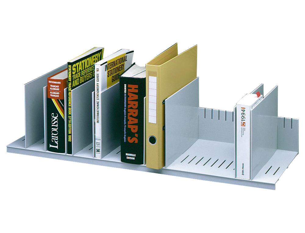 Organizador de armario paperflow cinza com 10 compartimentos ajustaveis 802 x 275 x 210 mm ( Imagem 2 de 5 ) - Preview