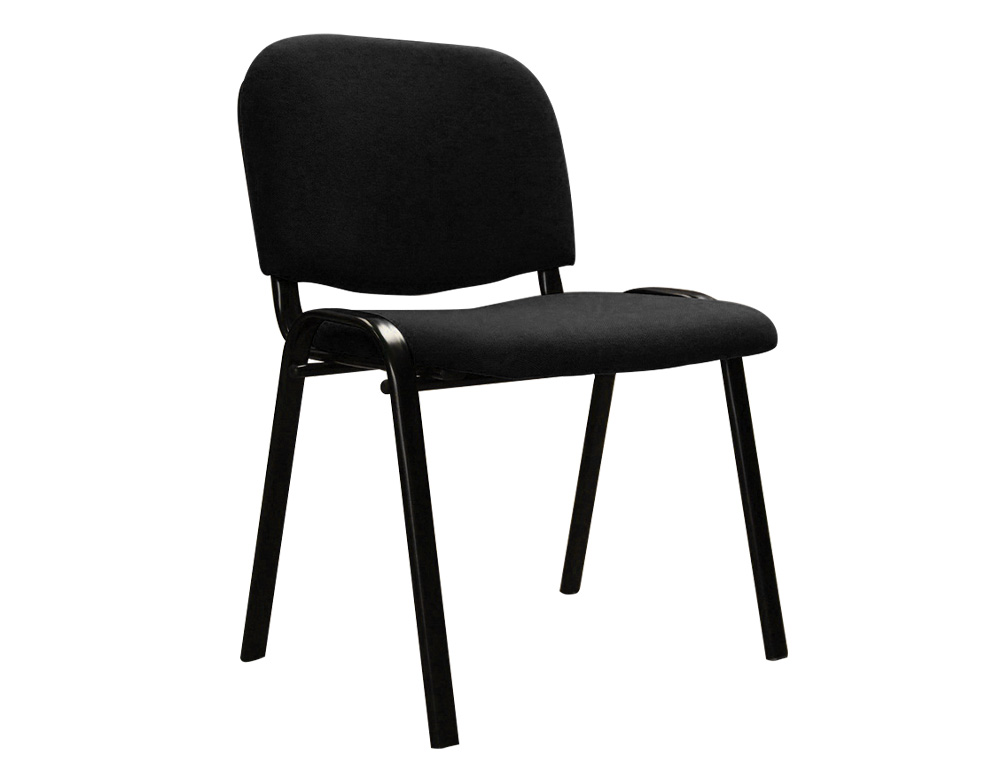 Cadeira de escritorio q-connect 81 x 46,5 x 44 cm de cor preto ( Imagem 2 de 6 ) - Preview