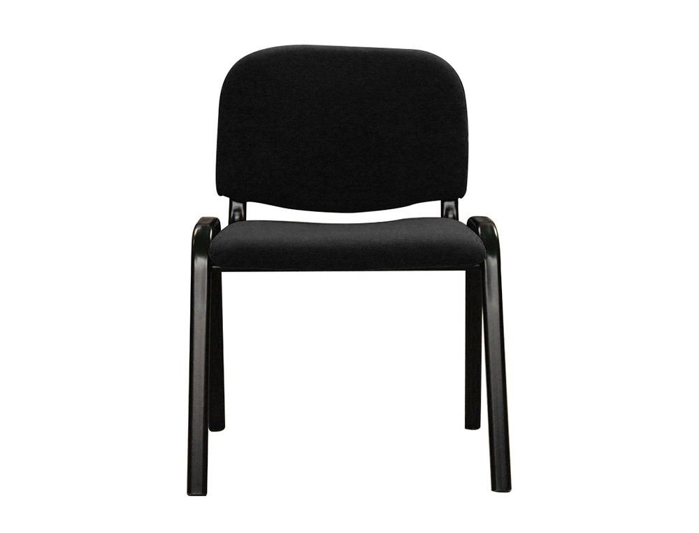 Cadeira de escritorio q-connect 81 x 46,5 x 44 cm de cor preto ( Imagem 3 de 6 ) - Preview