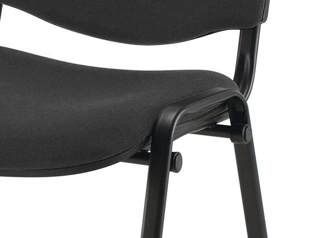 Cadeira de escritorio q-connect 81 x 46,5 x 44 cm de cor preto ( Imagem 5 de 6 ) - Preview