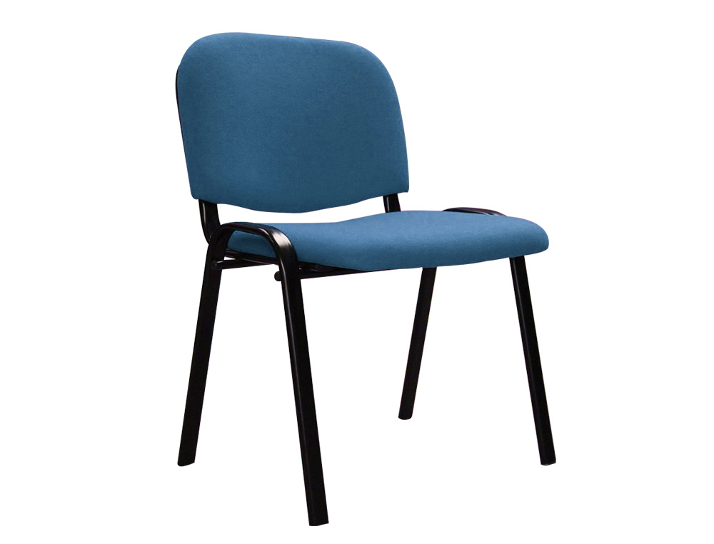 Cadeira de escritorio q-connect 81 x 46,5 x 44 cm de cor azul ( Imagem 2 de 6 ) - Preview