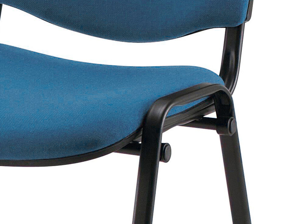 Cadeira de escritorio q-connect 81 x 46,5 x 44 cm de cor azul ( Imagem 5 de 6 ) - Preview