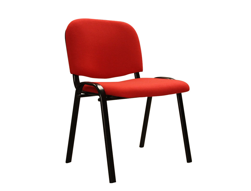 Cadeira de escritorio q-connect 81 x 46,5 x 44 cm de cor vermelho ( Imagem 2 de 6 ) - Preview