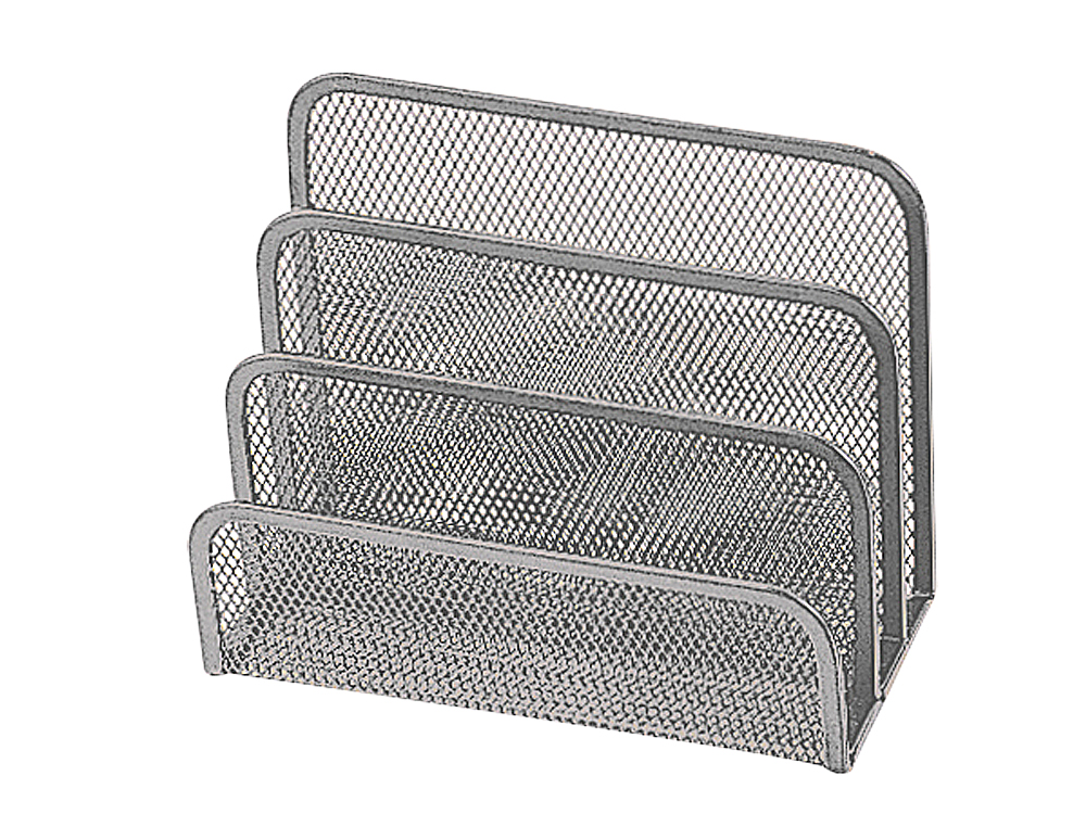 Gray mesh metal letter holder ( Imagem 2 de 2 ) - Preview