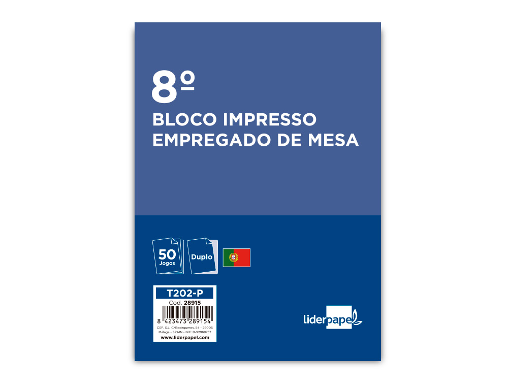 Bloco empregado de mesa duplicado 105x155 mm (10 unidades) ( Imagem 3 de 9 ) - Preview