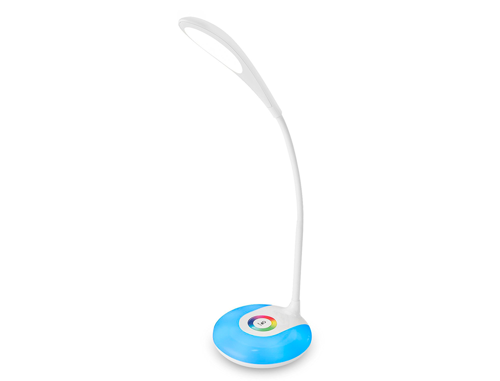 Candeeiro infantil liderpapel de secretaria recarregavel abs 16 led 3.7w sensor 3 niveis cor branca ( Imagem 2 de 6 ) - Preview