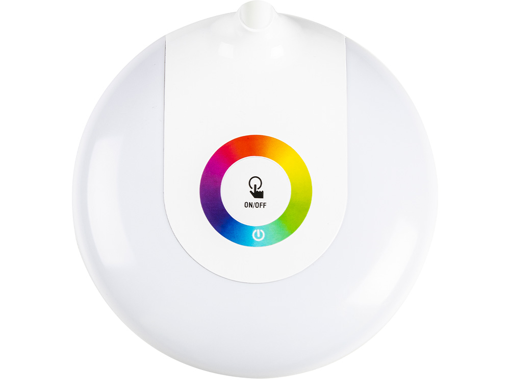 Candeeiro infantil liderpapel de secretaria recarregavel abs 16 led 3.7w sensor 3 niveis cor branca ( Imagem 3 de 6 ) - Preview