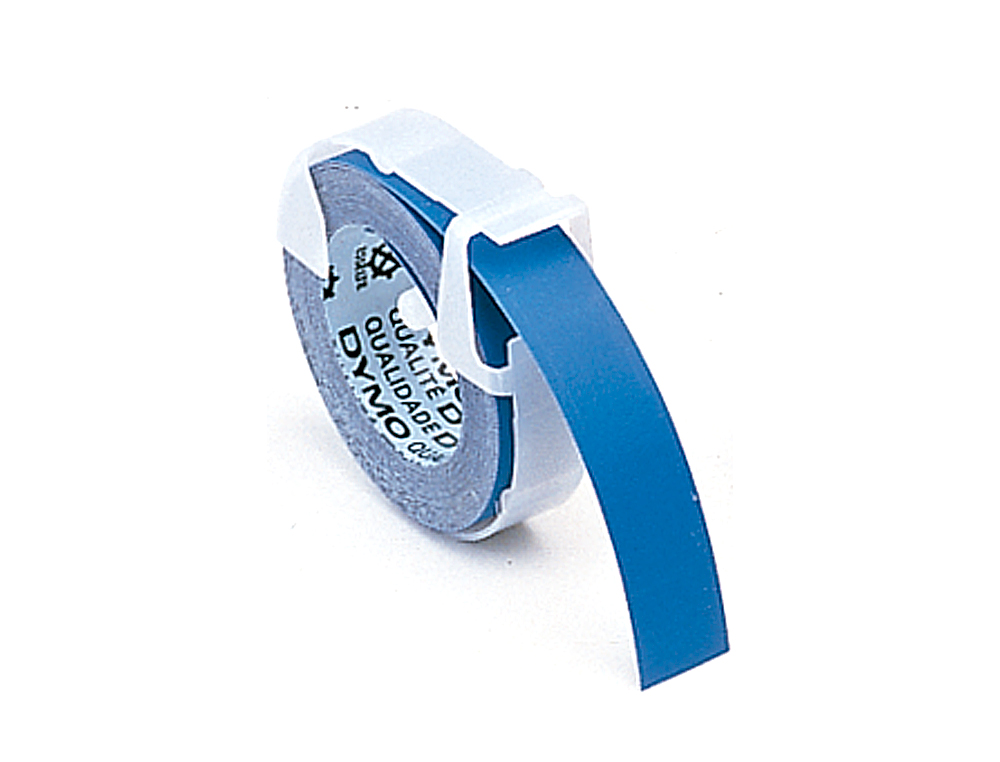 Fita dymo 9mm x 3mt azul -tradicional (10 unidades) ( Imagem 2 de 9 ) - Preview