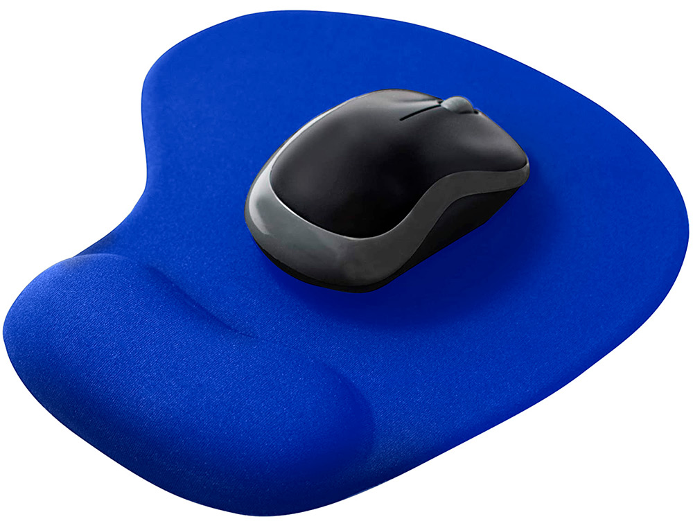 Tapete para rato q-connect com apoio de pulsos de gel cor azul ( Imagem 4 de 6 ) - Preview