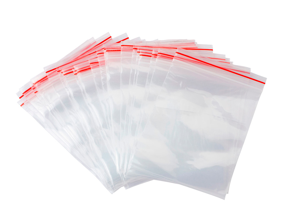 Bolsa plastico auto selada q-connect 60x80 mm pack de 100 unidades ( Imagem 2 de 3 ) - Preview