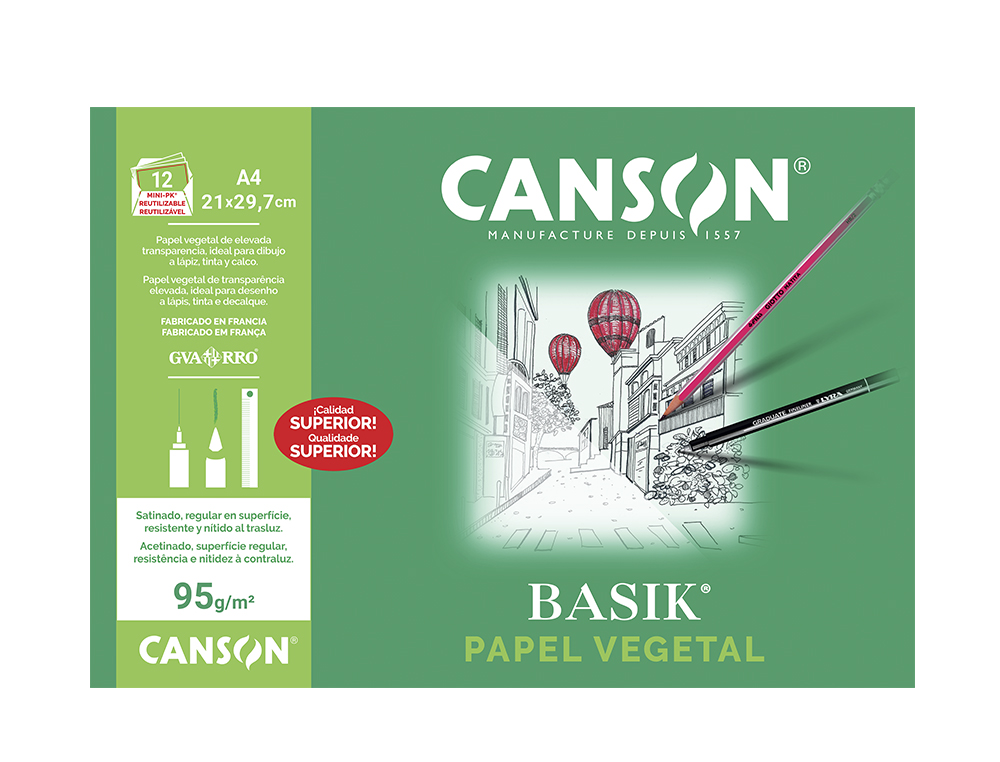Papel Vegetal 90 - Din A4 90-95 gr ( Imagem 2 de 3 ) - Preview