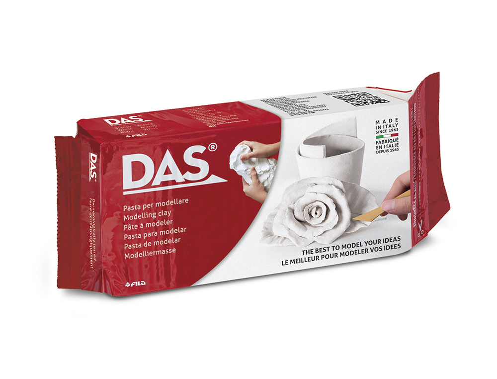 DAS - PASTA DE MODELAR BRANCO 500g ( Imagem 2 de 5 ) - Preview