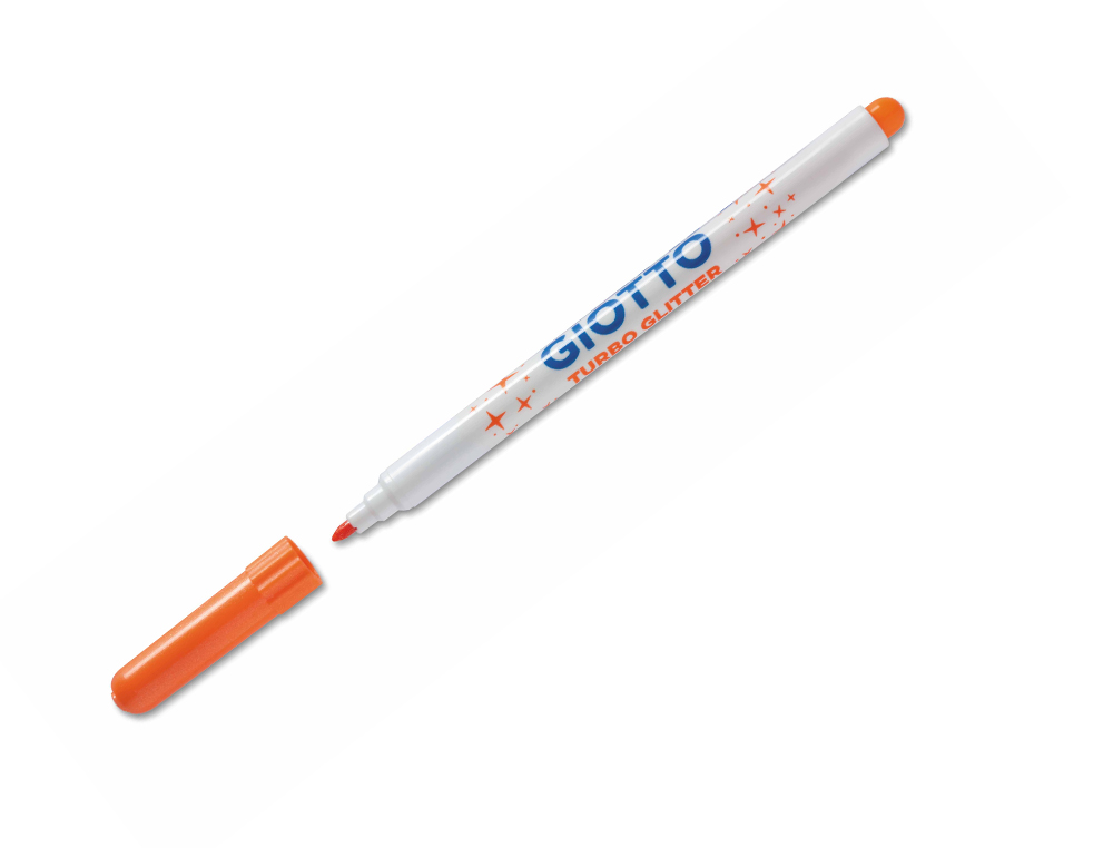 Marcador giotto turbo glitter purpurina caixa de 8 unidades ( Imagem 4 de 5 ) - Preview