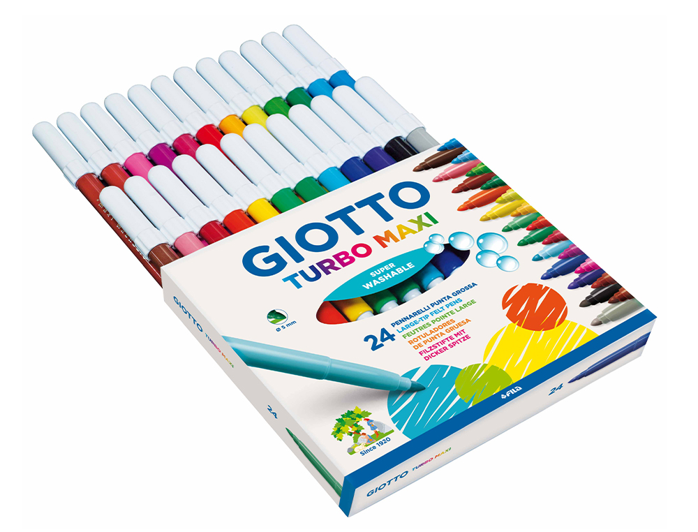 Canetas de Feltro GIOTTO Turbo Maxi ( Imagem 3 de 6 ) - Preview