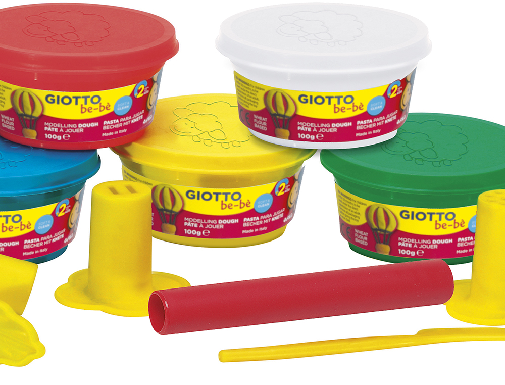 Pasta Giotto Bebe Para Modelar Cubo Maxi com Acessórios Dermatológicamente Testado ( Imagem 2 de 3 ) - Preview