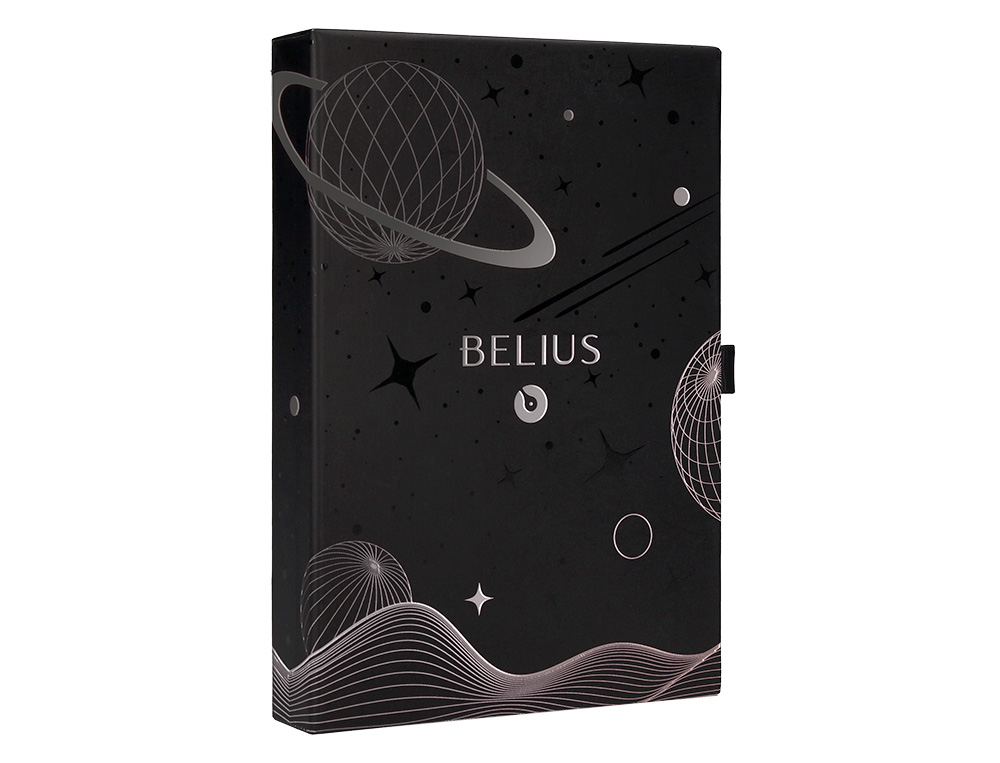 Caneta e bolsa de couro belius preto tinta preta caixa de oferta ( Imagem 4 de 23 ) - Preview