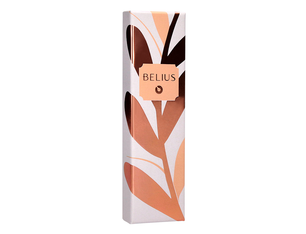 Esferografica belius rose beige tinta azul caixa de oferta ( Imagem 4 de 15 ) - Preview