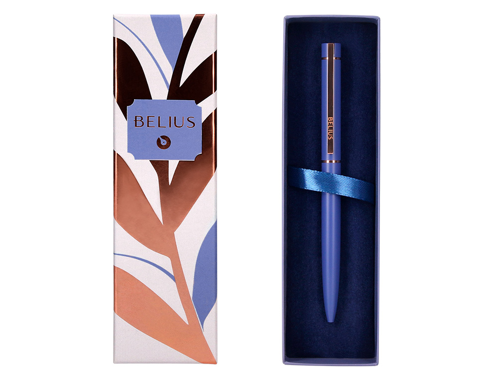 Esferografica belius rose azul eletrico tinta azul caixa de oferta ( Imagem 5 de 15 ) - Preview