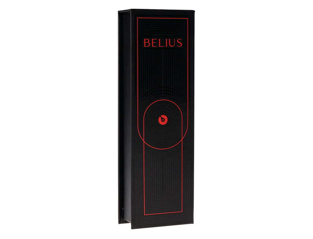 Esferografica belius curve aluminio textura ponteada vermelho preto tinta azul caixa de oferta ( Imagem 5 de 24 ) - Preview