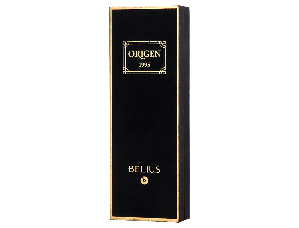 Esferografica belius origem aluminio escovado preto tinta azul caixa de oferta ( Imagem 4 de 17 ) - Preview