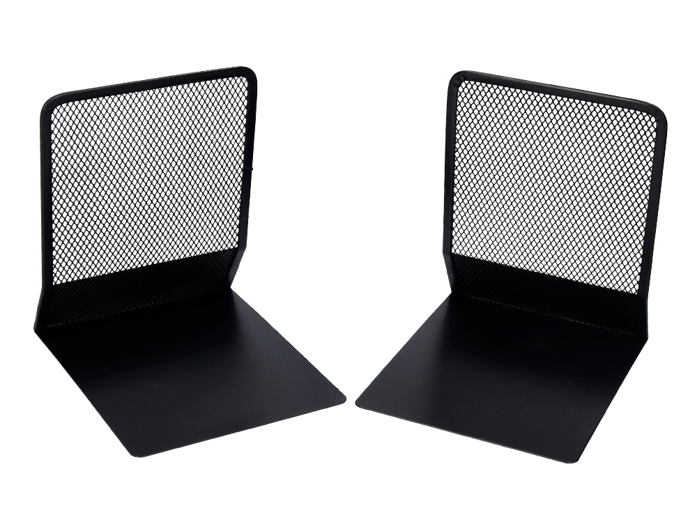 Apoia livros metalico q-connect kf15098 preto -conjunto -135x152x165 mm ( Imagem 2 de 9 ) - Preview