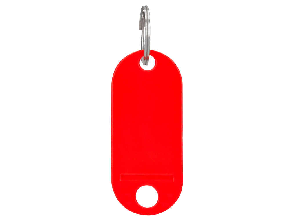 Chaveiro porta-etiquetas q-connect vermelho caixa 100 unidades ( Imagem 5 de 12 ) - Preview