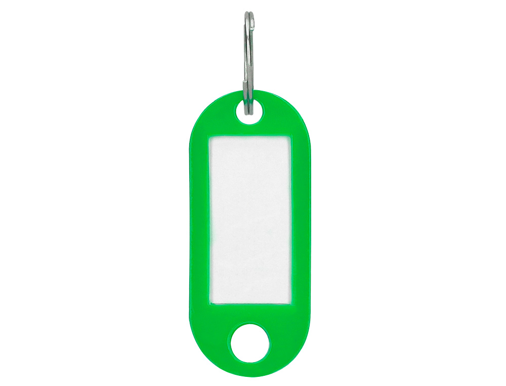Chaveiro porta-etiquetas q-connect verde caixa 100 unidades ( Imagem 2 de 12 ) - Preview